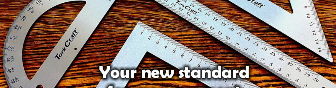 Tork Craft Carbon Steel Ruler Set